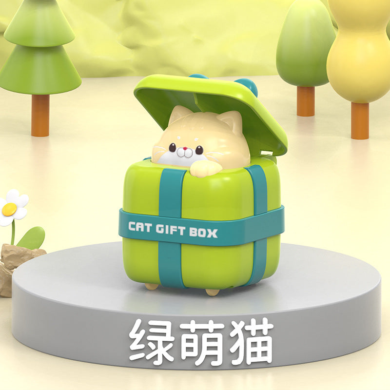 Wholesale Cat Push Toy Car Creative Cartoon Inertia Pull Back Car Children's Toys